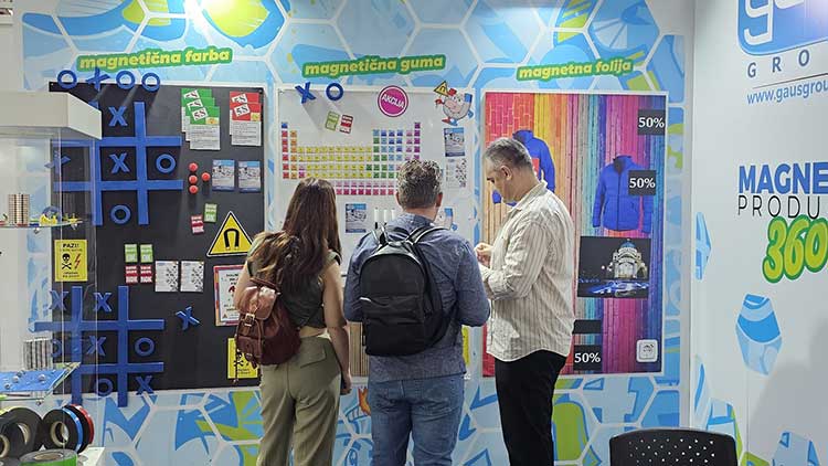 magneti gaus sajam grafima